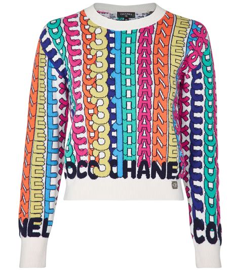 coco chanel logo jumper|chanel logo with crown.